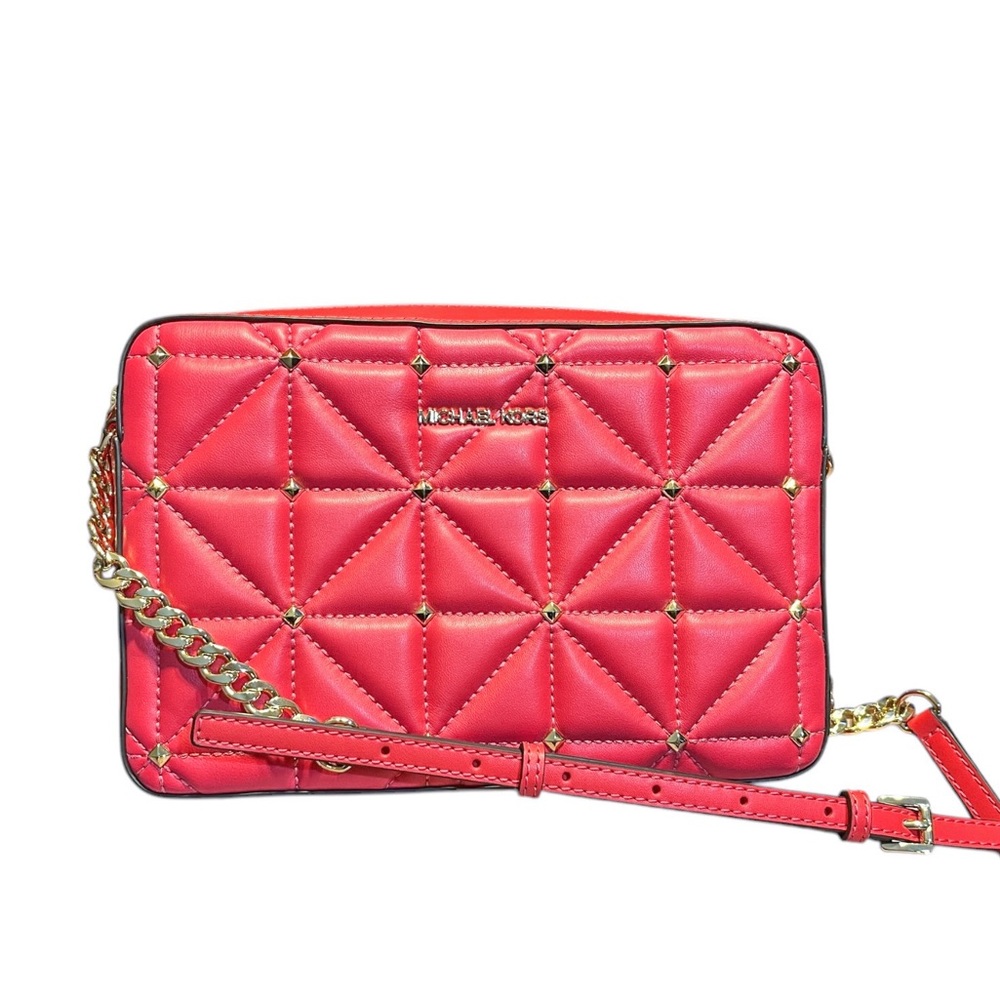 Michael Kors Jet Set Quilted Large East/West Crossbody Bag